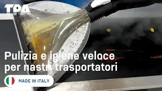 Industrial cleaning with professional steam vacuum and extraction system
