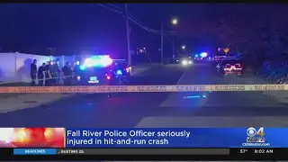 Fall River police officer seriously hurt in hit-and-run during traffic stop