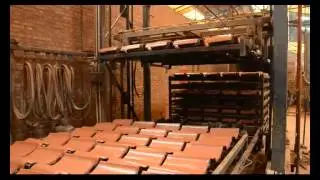 Automatic clay roofing tiles production line
