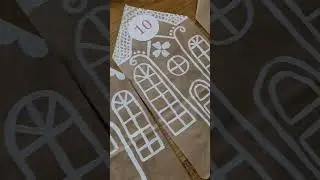 Diy Gingerbread House Paperbag Advent Calendar