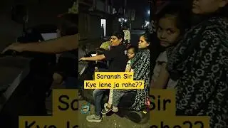Saransh Sir Kya lene ja rahe hai?? 💀 Can you Guess? #shorts #esaral #iit #jee #jee2025 #jeemains