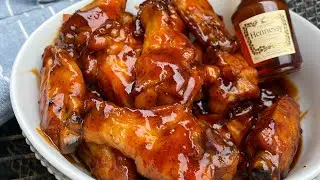 HENNY-BBQ WINGS | NO FRYING | ART BUT FOOD