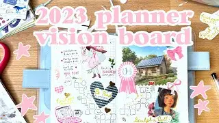 My January Vision Board - Planner and Journaling