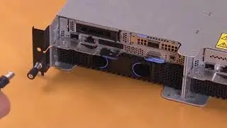 Lenovo ThinkSystem SR670 V2 installing an external LCD diagnostics handset