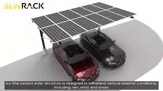 Carport Solution | 2 Module in Portrait Orientation