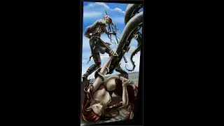 Fantasy Comic Speedpaint &ndash; Elf and Siren vs Leviathan Timelapse | Tales of Nandoras | 