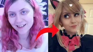 ASMR Black Cat DVA Cosplay Transformation!