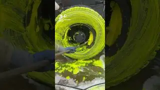 Colorful Car Wash! 🎨 #paint #carwash #cleaning
