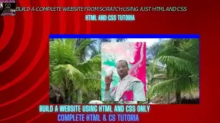 build a website using html and css only part3