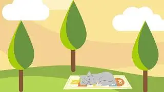 The Lazy Cat | Rhymes for Kids