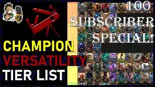LoR | 100 Sub Special! Champion Versatility Tier List!!