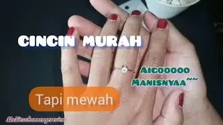 CINCIN PUTIH | model Korea | perhiasan titanium  #review #cincin #titanium #cincintitanium