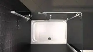 Duschkabine, Eckdusche, Duscht&uuml;r, Duschabtrennung, Dusche von Qualitativ-Innovativ - RECHTS