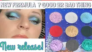 Nomad cosmetic new release ! New formula? Swatches & look ! Compare to older palette!