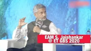 EAM Jaishankar on US-Taliban peace deal, Pakistan | ET GBS 2020