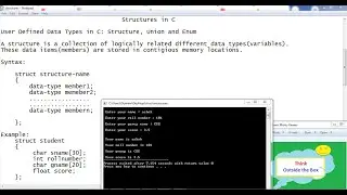 #structure in C programming #User defined data types in C #structure #union#enum #C tutorial