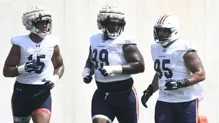Auburn DL drills | 2024 fall camp (practice 6)