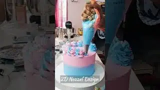 NOZZEL DESIGN #yoyutube #learning #nozzles #viral #decorating #dualcolor