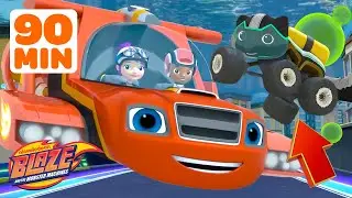 Submarine Blaze's Underwater STINKY Skunk Mission & Science Games! | Blaze and the Monster Machines