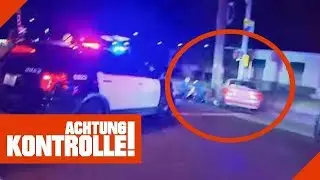 Wilde Verfolgungsjagd mit Einbrecher! Festnahme & Unfall! | Achtung Kontrolle | Kabel Eins