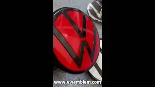 Upgrade your old VW Emblem Badge Logo to New Version MQB Style-VWEmblem.com