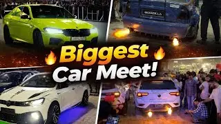 BIGGEST CARS SHOW IN INDIA ? SUPER CARS | CRAZY DRIFTS | LOUD EXHAUST