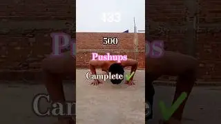 500 pushups challenge day 30/75✔️📈 #pushups​ #500pushups​ #challenge #shorts​ #hard​ #fitness​