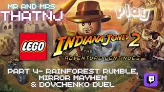 Lego Indiana Jones 2 | Part 4: Rainforest Rumble, Mirror Mayhem & Dovchenko Duel 🌿🐜