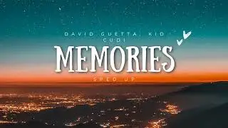 David Guetta  FT Kid Cudi &ndash; Memories (Sped Up)