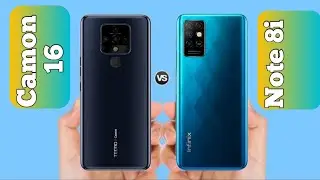 Infinix Note 8i vs Tecno Camon 16 Full Comparison Video.