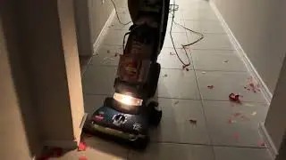 Bissell powertrack revelotion confetti mess test