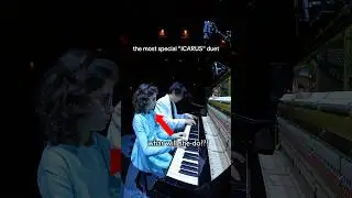 what will she do?? 😱🎹 #piano #tour #duet #music #concert #cover #icarus #europe #amazing #tutorial