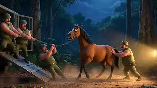 Old MacDonald Had a Farm Story | The Lost Horse Story🐴
