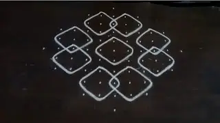 Easykolam 11*1 точка #sikkukolam #kambikolam #muggulu #smallkolam #simplekolam @sharmicreation7867