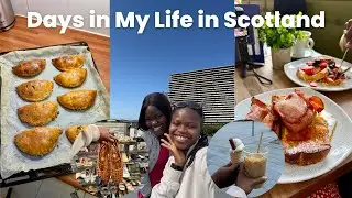 Days in my life in Scotland| TKMaxx Shopping, Scottish summer, Making Nigerian Meatpie, Brunch Date