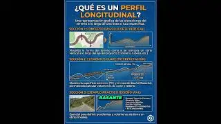 📈 &iquest;Qu&eacute; es un Perfil Longitudinal? Es el corte vertical que te permite ver las elevaciones del terre