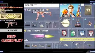 Call of Duty Mobile|Multiplayer Gameplay-New Epic Skin Tec-9 - Brawling Riveter in Rank Match