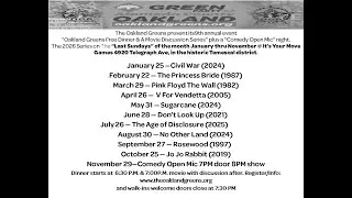 The December Public Meeting  of The Oakland Greens