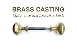 Brass Casting - Oval Rim Lock Door Knobs