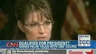 Palin interview with CBS Couric