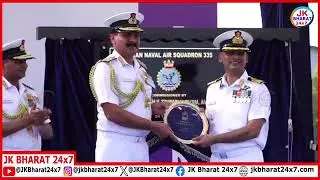 Indian Navy Commissions Helicopter Squadron INAS 335 'Ospreys' in Goa.