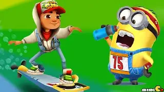 Despicable Me: Minion Rush Multi Player Challenge Subway Surfers Greece Map Hero Outfit!