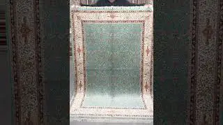 Blue Persian carpet JST-15075D 4x6 real silk carpet Persian style Luxury rugs for bedroom