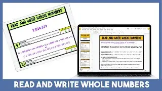 Read and Write Whole Numbers Tutorial Video