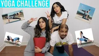 YOGA CHALLENGE WITH OUR DAD ***SO FUNNY***