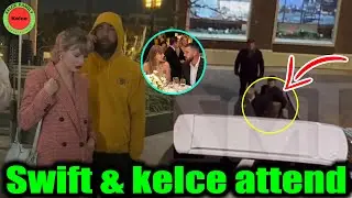 OMG! Travis Kelce & Fianc&eacute; Taylor Swift attended the Chiefs' end-of-season party in Kansas City