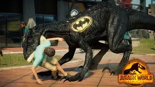 NEW! Dinosaurs Batman Indoraptor Mode! Jurassic World Evolution 2  #dinosaurs #dino