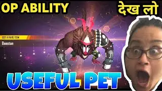 Beaston pet  tips and tricks | Free fire op pet || 100% Grenade + Gloowall damage || #Beastonpet#pet