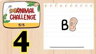 Brain Test Tricky Words Animal Names Level 4
