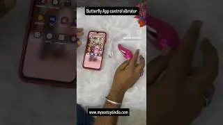 Sex toys in India for women Butterfly App control vibrator available at our store Mysextoysindia